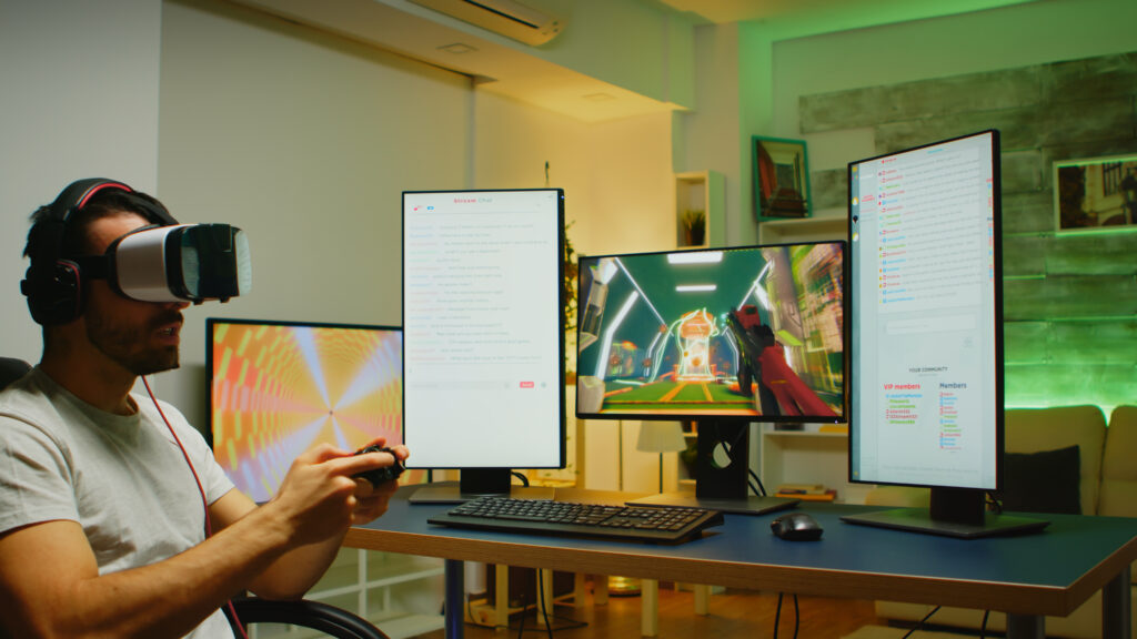 immersive gaming setup simulated by trustdominant